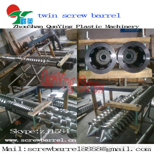 Bimetall konische Twin Screw Barrel